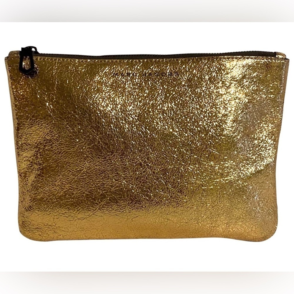 Marc Jacob’s Gold Clutch pouch make Bag